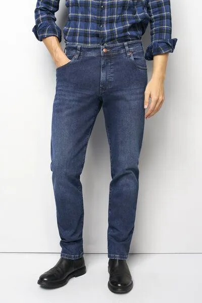 M 5 BY MEYER M 5 BY MEYER Authentic Denim Jeans, Blau (stone blue), – Produktbild 4 von 8