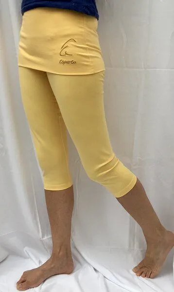 ESPARTO ESPARTO ¾ Yogahose Capri "Thanda", Mangogelb, – Produktbild 4 von 4