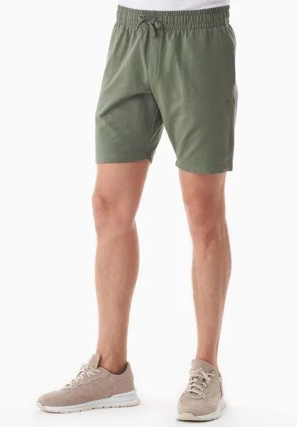 ORGANICATION ORGANICATION SAHIN | Leichte Sweatshorts aus Bio-Baumwolle, Olive, – Produktbild 3 von 4