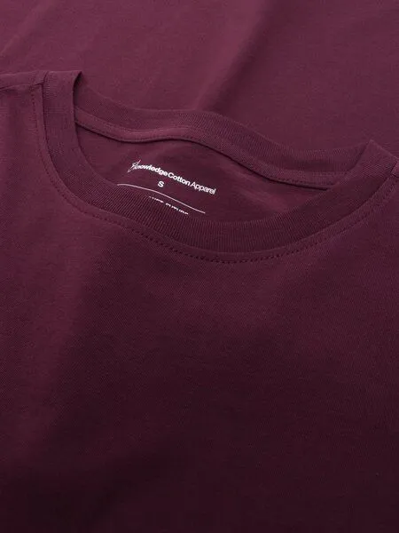 KnowledgeCotton Apparel KnowledgeCotton Apparel Basic T-Shirt Pima Cotton, Fig, – Produktbild 3 von 4