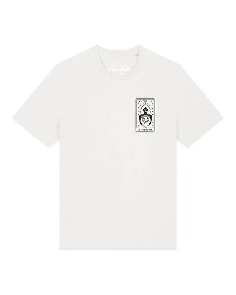 watapparel watapparel T-Shirt Unisex Tarot Strength, Off white, – Produktbild 1 von 2