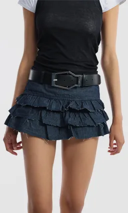 Prev Prev Damen vegan Gürtel Karel Maxi Schwarz – Produktbild 1 von 1