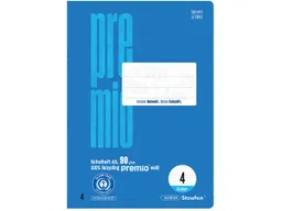 Staufen Staufen Schulheft "premio" DIN A5, 32 Blatt, 90 g/m², Lineatur 4 – Produktbild 1 von 1