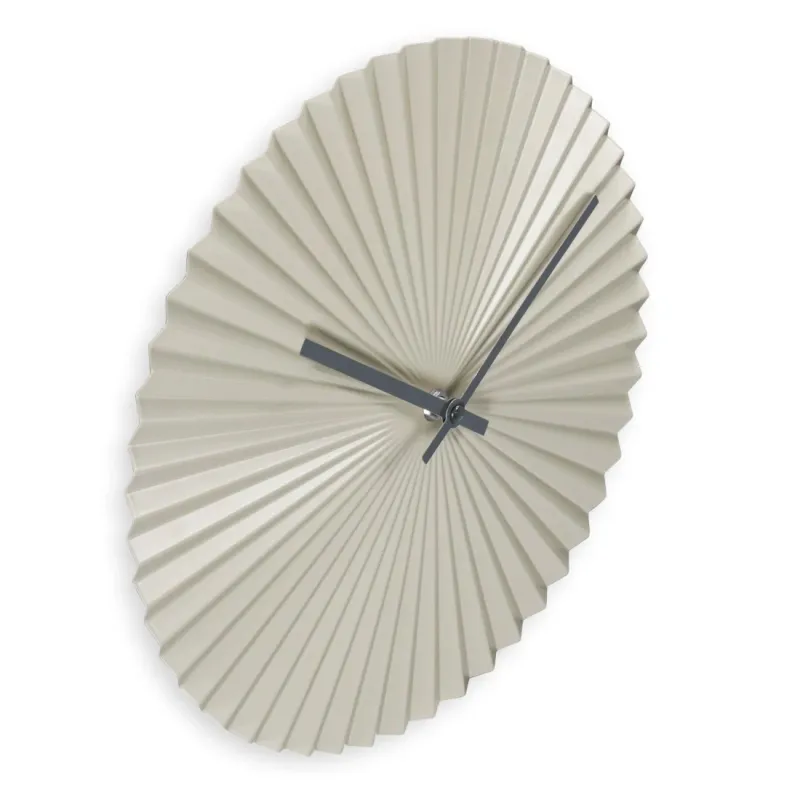 Hama Hama Wanduhr "Barbados", Quarzuhr, ohne Ticken, Ø 30 cm, Graugrün, – Produktbild 2 von 5