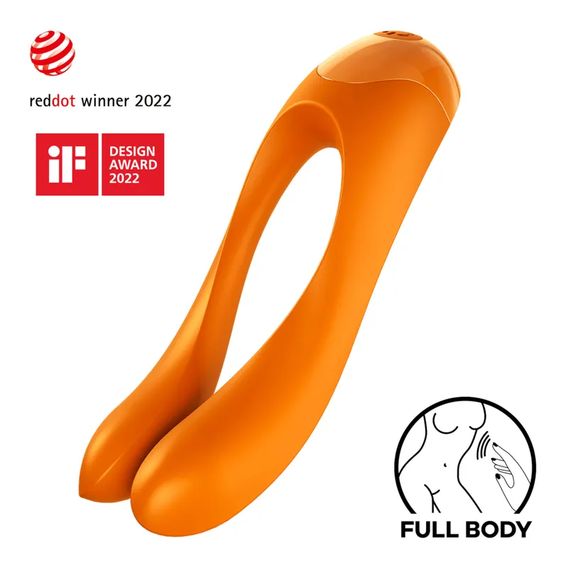 Satisfyer Satisfyer Candy Cane, 10 cm, Orange, – Produktbild 1 von 1