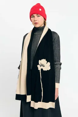 SUITE13LAB SUITE13LAB Damen vegan Schal London Flower – Produktbild 1 von 1