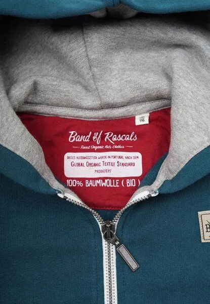 Band of Rascals Band of Rascals Basic Zip Hooded, Dark-petrol, – Produktbild 4 von 4