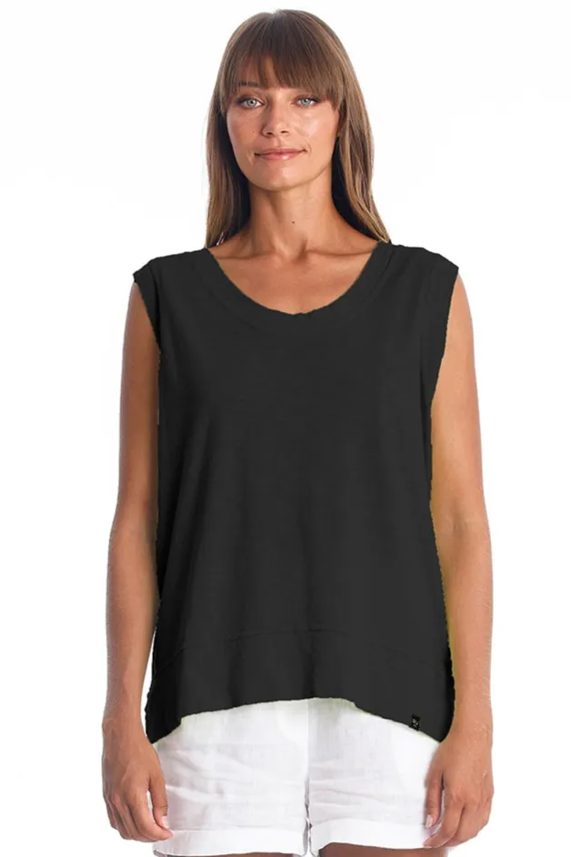 RAVENS VIEW IBIZA RAVENS VIEW IBIZA Damen vegan Top Ivy Ns Schwarz, Schwarz, – Produktbild 1 von 1