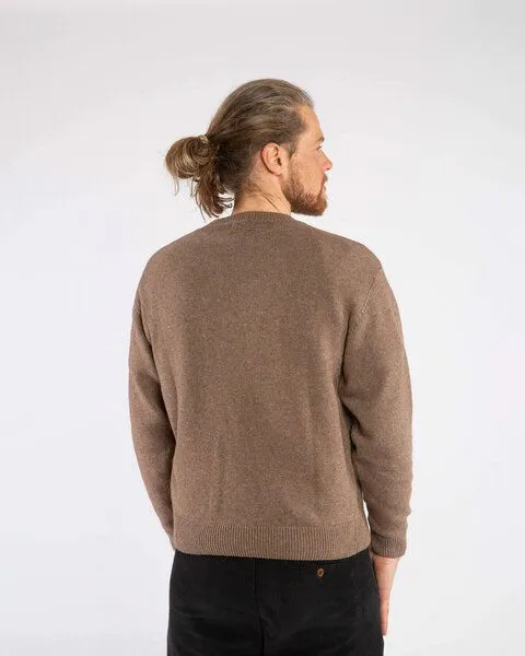MATONA Matona Strickpullover Classic Sweater, Sepia, – Produktbild 4 von 4
