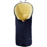 Hofbrucker Hofbrucker Fußsack Kinderwagen Lammfell "Eskimo" navy blue Maße 80 x 35 x 10 cm – Produktbild 1 von 1