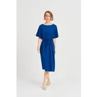 AYANI AYANI Nika | Lockeres Kleid mit Schmetterlingsärmeln und Gürtel – Produktbild 1 von 1