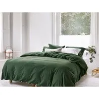Yumeko Kissenbezug "Yumeko" aus Velvet Flanell, Moss green, – Produktbild 1 von 1