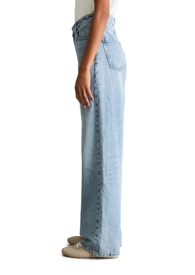 Marc O'Polo DENIM Weite Jeans aus leichter Bio-Baumwoll-Qualität, Blau, – Produktbild 2 von 5