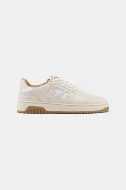 Zèta Zèta Herren vegan Sneaker Ace 98 Weiß/ Camel Braun – Produktbild 1 von 1