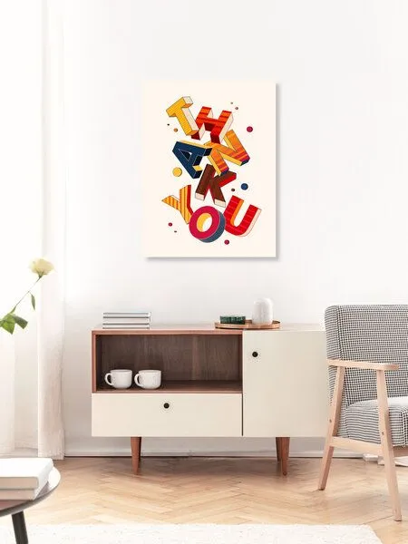 Photocircle Photocircle Poster / Leinwandbild - THANK YOU – Produktbild 3 von 4