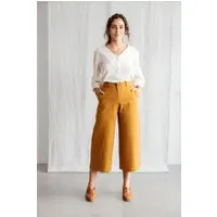 Jyoti - Fair Works Jyoti - Fair Works Damen vegan Culotte Hemani Curry – Produktbild 1 von 1