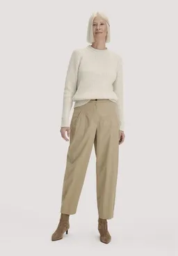 hessnatur hessnatur Barrel-Leg Hose Relaxed aus TENCEL Lyocell mit Bio-Baumwolle – Produktbild 1 von 1