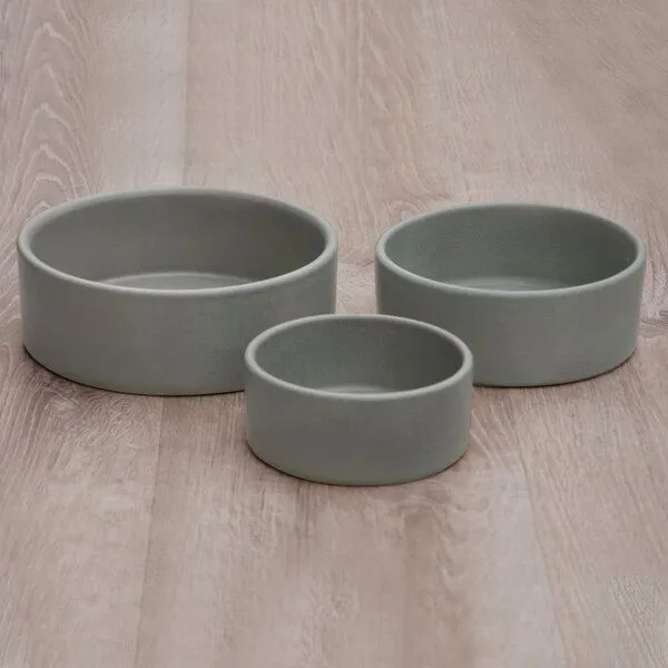 Treusinn Treusinn Keramiknapf LEKKA Westerwälder Steinzeugton 100% lebensmittelecht glasiert, Grau, – Produktbild 1 von 3