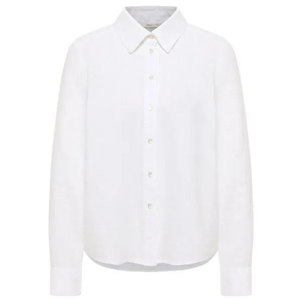 LANIUS LANIUS Hemdbluse, Bright white, – Produktbild 1 von 4