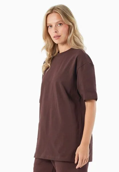 ORGANICATION ORGANICATION TUSSEM | Essentials Travel Unisex T-Shirt aus Bio-Baumwolle, Bitter chocolate, – Produktbild 4 von 4