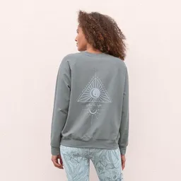 Jaya Jaya GIZA - Damen - Superweicher und bequemer Sweater mit Rundhalsausschnitt für entspannte Momente aus French Terry – Produktbild 1 von 1