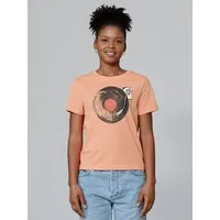 watapparel watapparel T-Shirt Frauen Schallplatte, Fraiche peche, – Produktbild 1 von 1