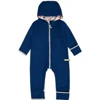 loud proud loud + proud Baby & Kinder Overall Wollfleece, GOTS-zertifiziert, Ultramarine(blau), – Produktbild 1 von 1