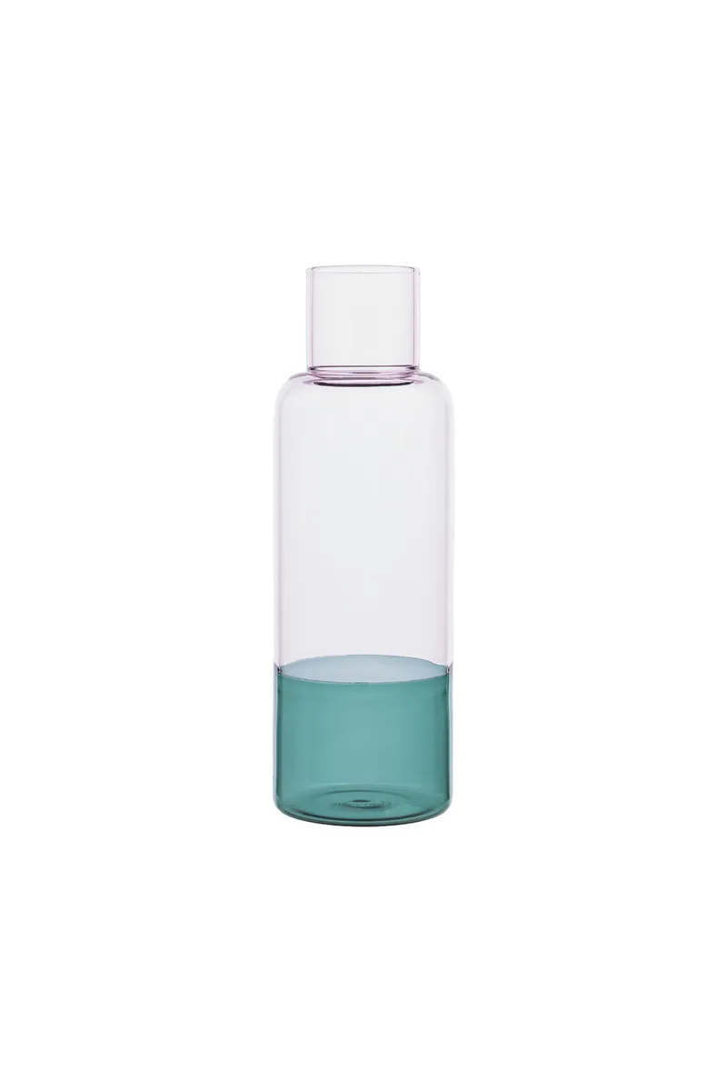 Tranquillo Karaffe RAIINBOW Rosa – Borosilikatglas - rosa – Produktbild 1 von 2