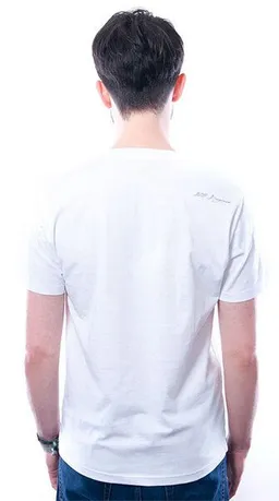 108 Degrees 108 Degrees Love Surfer T-Shirt weiß – Produktbild 1 von 1