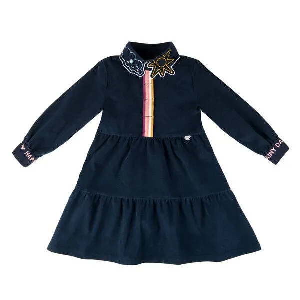 Marraine Kids Marraine Kids Cordkleid Sunshine mit besticktem Kragen – Produktbild 2 von 4