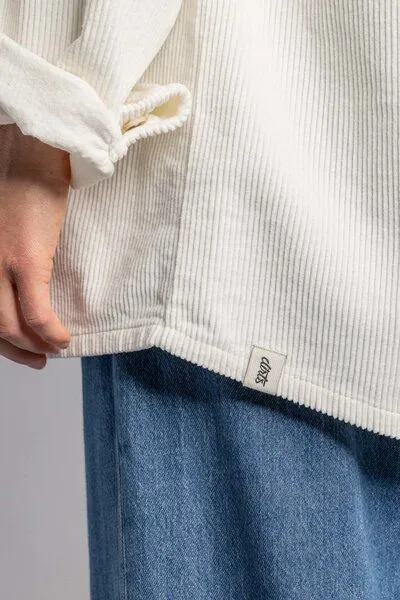 DIRTS dirts Cord Overshirt, Undyed, – Produktbild 4 von 4