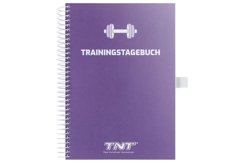 TNT (True Nutrition Technology) Tagebuch Trainingstagebuch für Fitnessstudio, Krafttraining, Fitness, Lila, – Produktbild 1 von 5