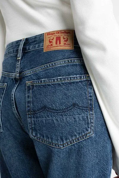 Kings Of Indigo Kings Of Indigo CAROLINE CROPPED | ZINTARE DARK WORN, Zintare dark worn, – Produktbild 3 von 3