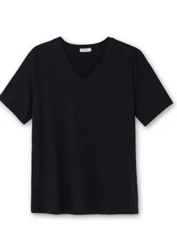 sheego V-Shirt tiefblau – Produktbild 1 von 1