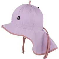 Pure pure by Bauer PURE PURE by Bauer Baby und Kinder Sonnenschutz Mütze mit Bindebändern UV 25 lavender Gr. 45 – Produktbild 1 von 1