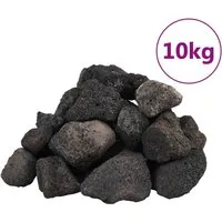 VIDAXL VidaXL Lavagranulat Schwarz 5-8 cm 10 kg – Produktbild 1 von 1