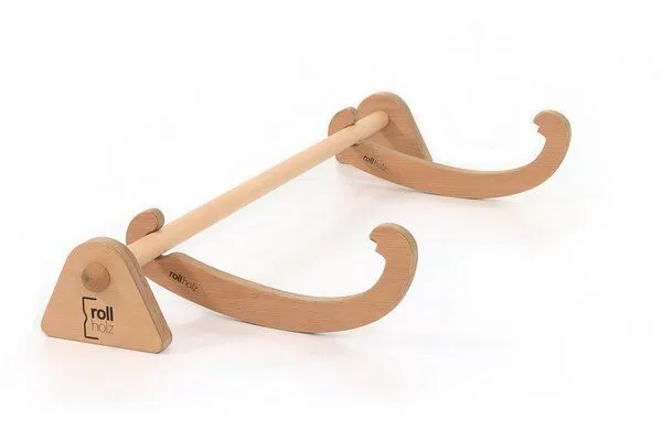 rollholz rollholz Barren & Klimmzugstange Set aus Holz für Türrahmen (ohne Bohren & Schrauben) – Produktbild 1 von 4