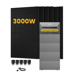 Anker Anker SOLIX Solarbank 3 E2700 Pro, mit 6 x 500 Bifaziale Solarmodule, by Powerness - 13.5kWh / 5 x Smart Plug / Selbstabholung – Produktbild 1 von 1
