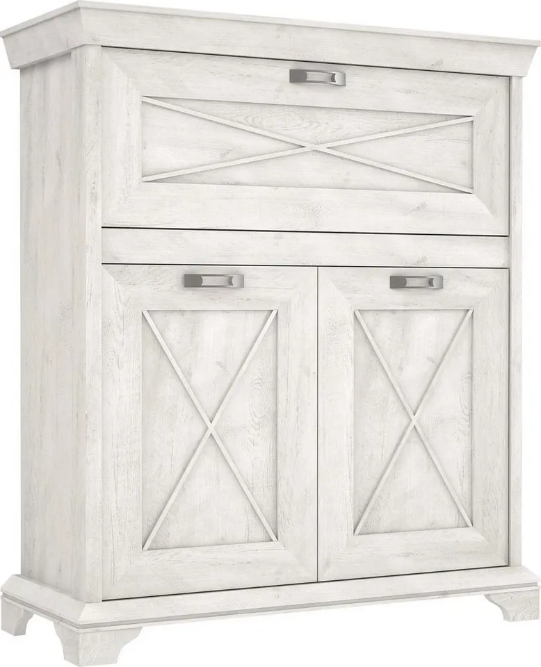 FORTE Kommode Kashmir, Breite 123 cm, Beige, – Produktbild 8 von 8