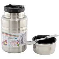 Dora's Dora's Dora’s Thermo-Lunchbox (750ml) mit Klapplöffel – Vakuumisoliert – Produktbild 1 von 1