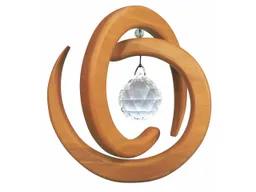 Dekoanhänger "Helix" aus Holz mit Aufhängungsfaden – Produktbild 1 von 1