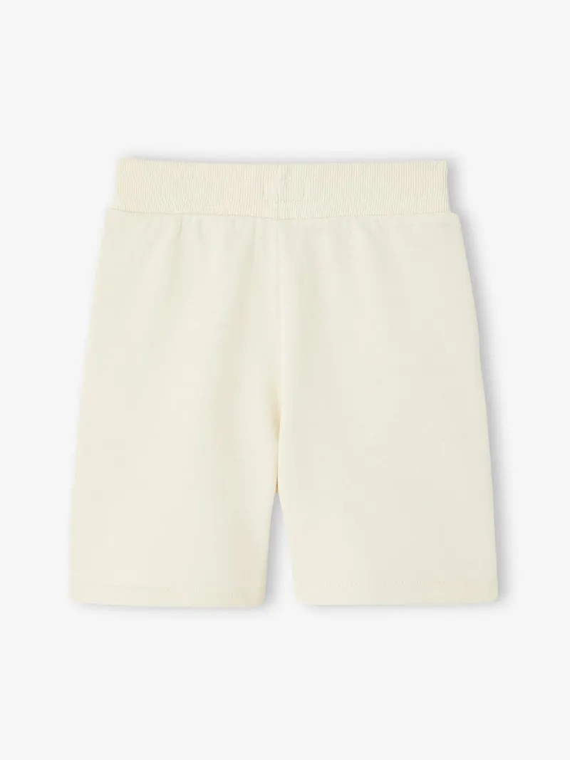 Vertbaudet Sport-Shorts Jungen mit Print am Bein, Wollweiß, – Produktbild 4 von 4