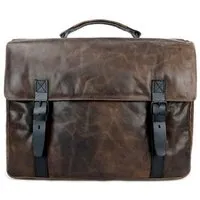 manbefair manbefair AKTENTASCHE/LAPTOPTASCHE RUBEN Leder smokey braun – Produktbild 1 von 1