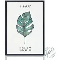 LIGARTI Bilderrahmen »Schwarz« von LIGARTI | DIN A4 und A3 | Made in EU | Echtholz Rahmen | Holzbilderrahmen, Holzrahmen, Picture Frame – Produktbild 1 von 1