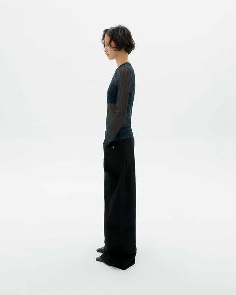 thinking mu Jeanshose Wide Leg Modell: Hedda, Black, – Produktbild 5 von 5