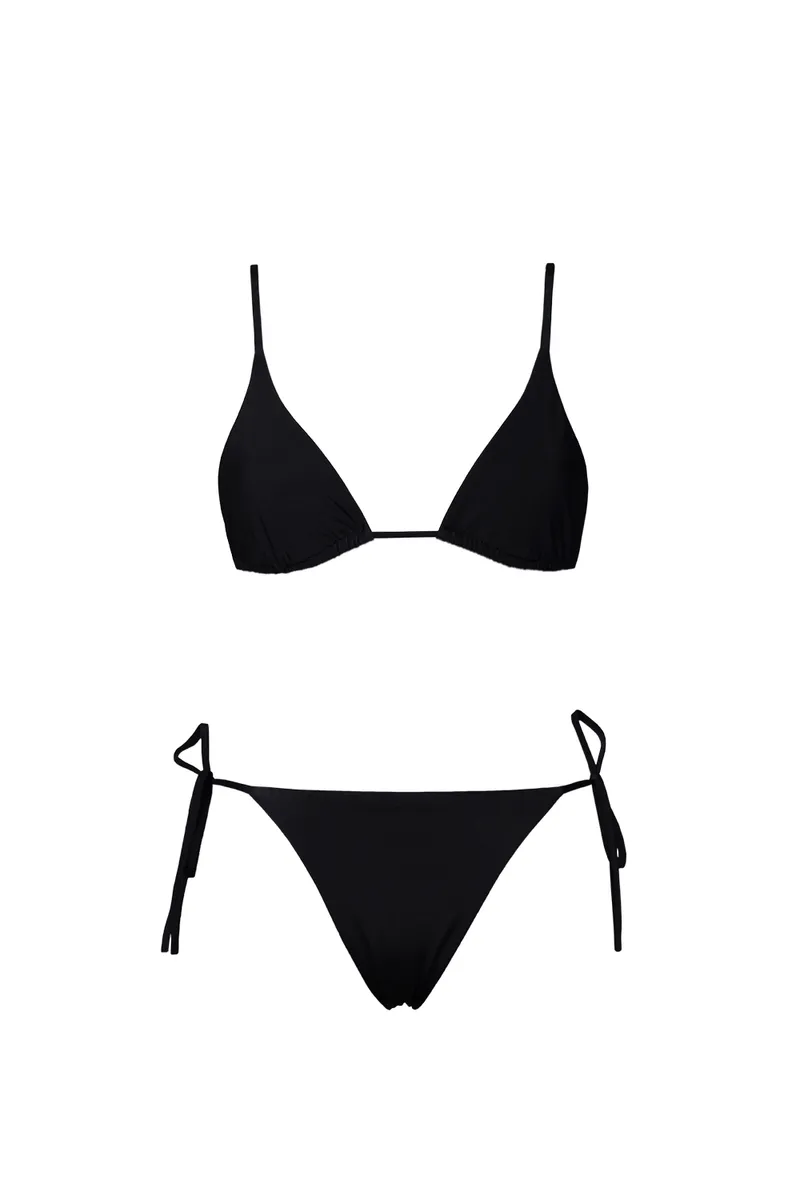 Anekdot Anekdot Damen vegan Bikini Set Olbia Triangle, Schwarz, – Produktbild 1 von 2