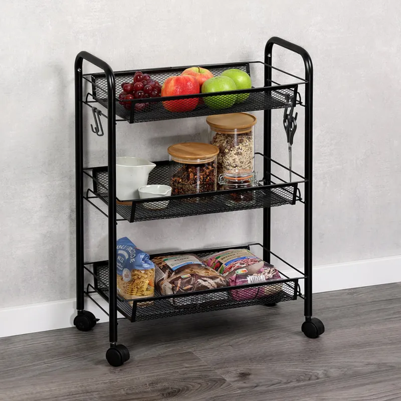Kesper Küchenwagen, Schwarz, – Produktbild 4 von 5