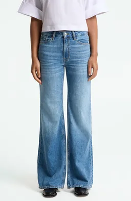 Kings Of Indigo Kings of Indigo Damen vegan Flare Jeans Jane Blau Hopcete Electric Clean Blau – Produktbild 1 von 1