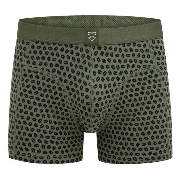 A-Dam A-Dam Boxerbrief Gemustert, Green coffee beans (grün), – Produktbild 1 von 1