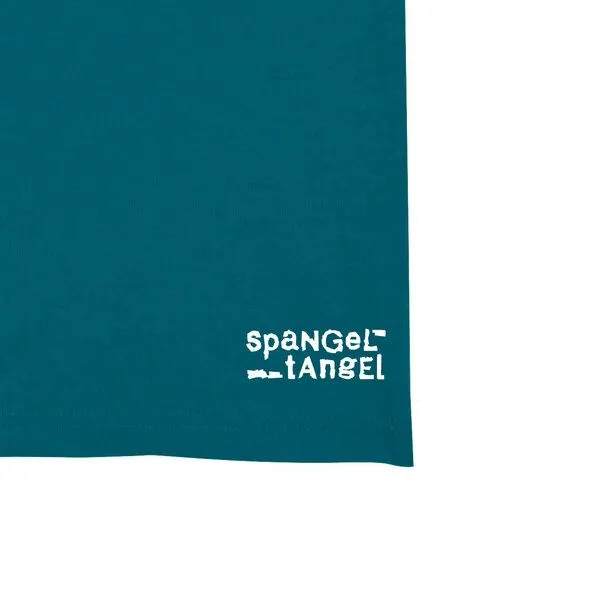Spangeltangel Spangeltangel T-Shirt "Anker", Männershirt, Herrenshirt, bedruckt, T-Shirt, Biobaumwolle, Petrol, – Produktbild 3 von 3